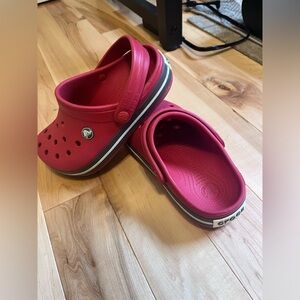 Red Crocs